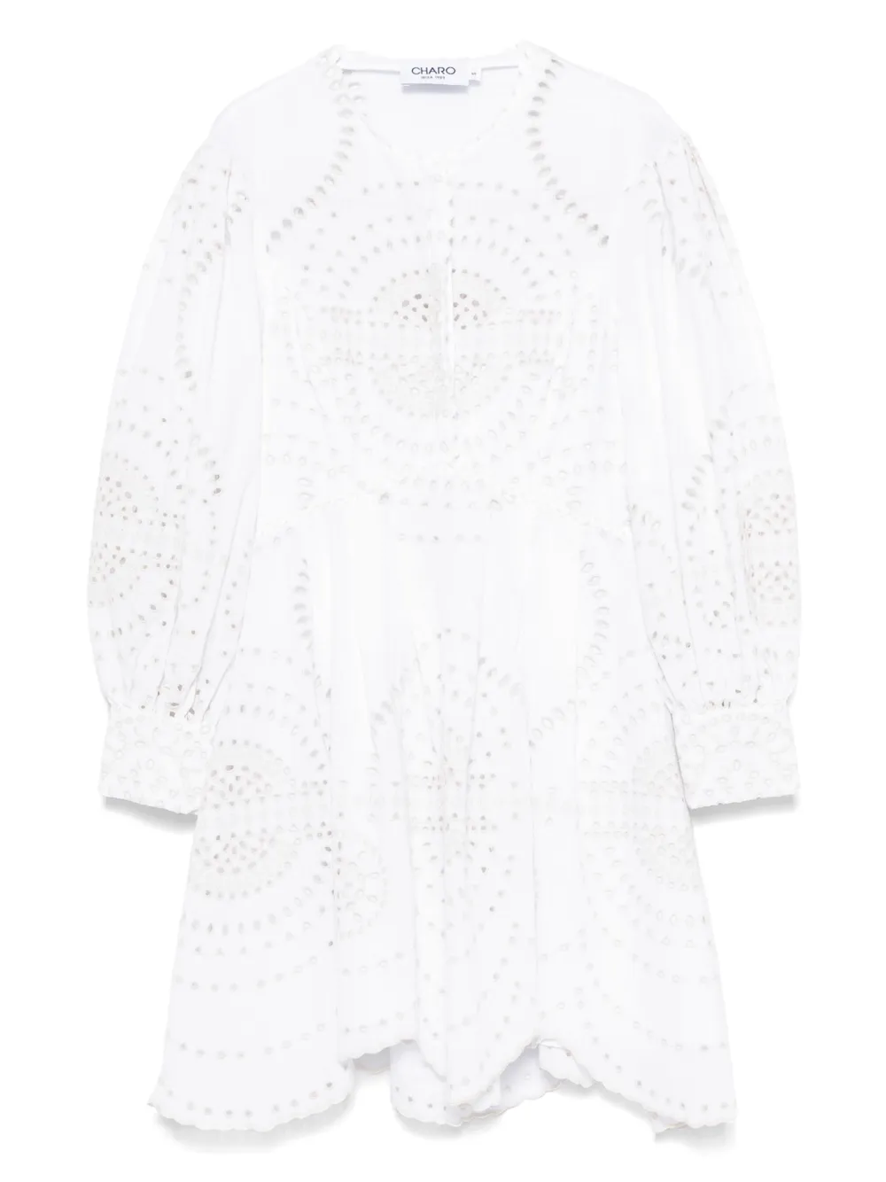 Charo Ruiz Ibiza Ashai mini-jurk Wit