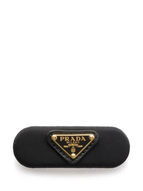 Barrette à logo émaillé - Prada - Modalova