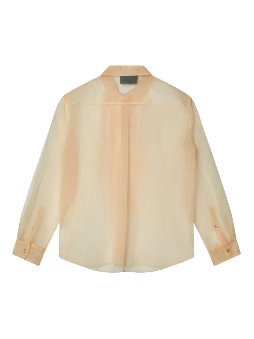 Simone Rocha ruffle-detailing shirt - Beige