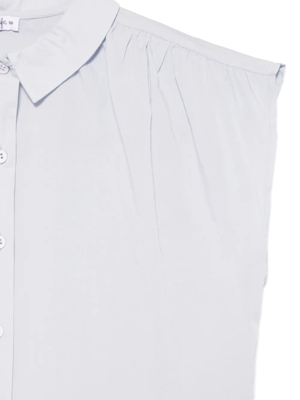 Il Gufo Mouwloos shirt Blauw