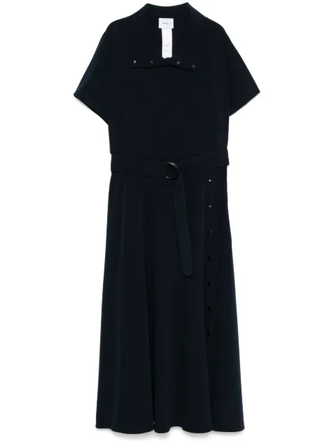 Akris Punto vestido midi manga corta