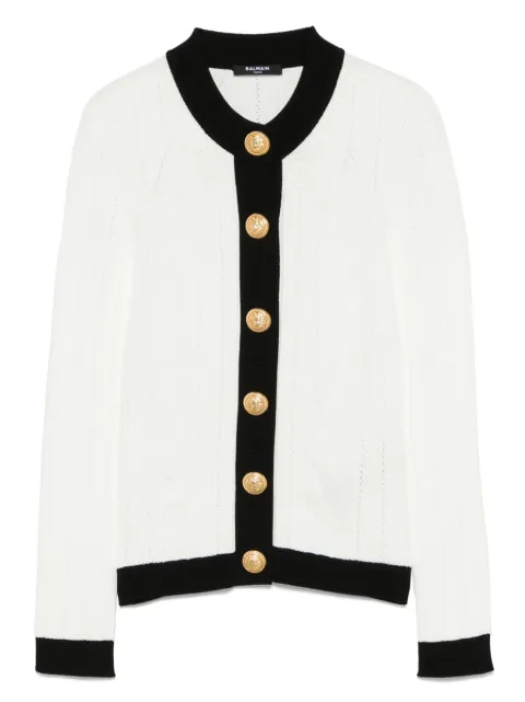 Balmain كارديغان لونان