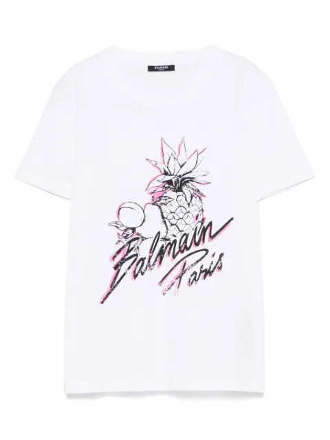 Balmain playera de algodón