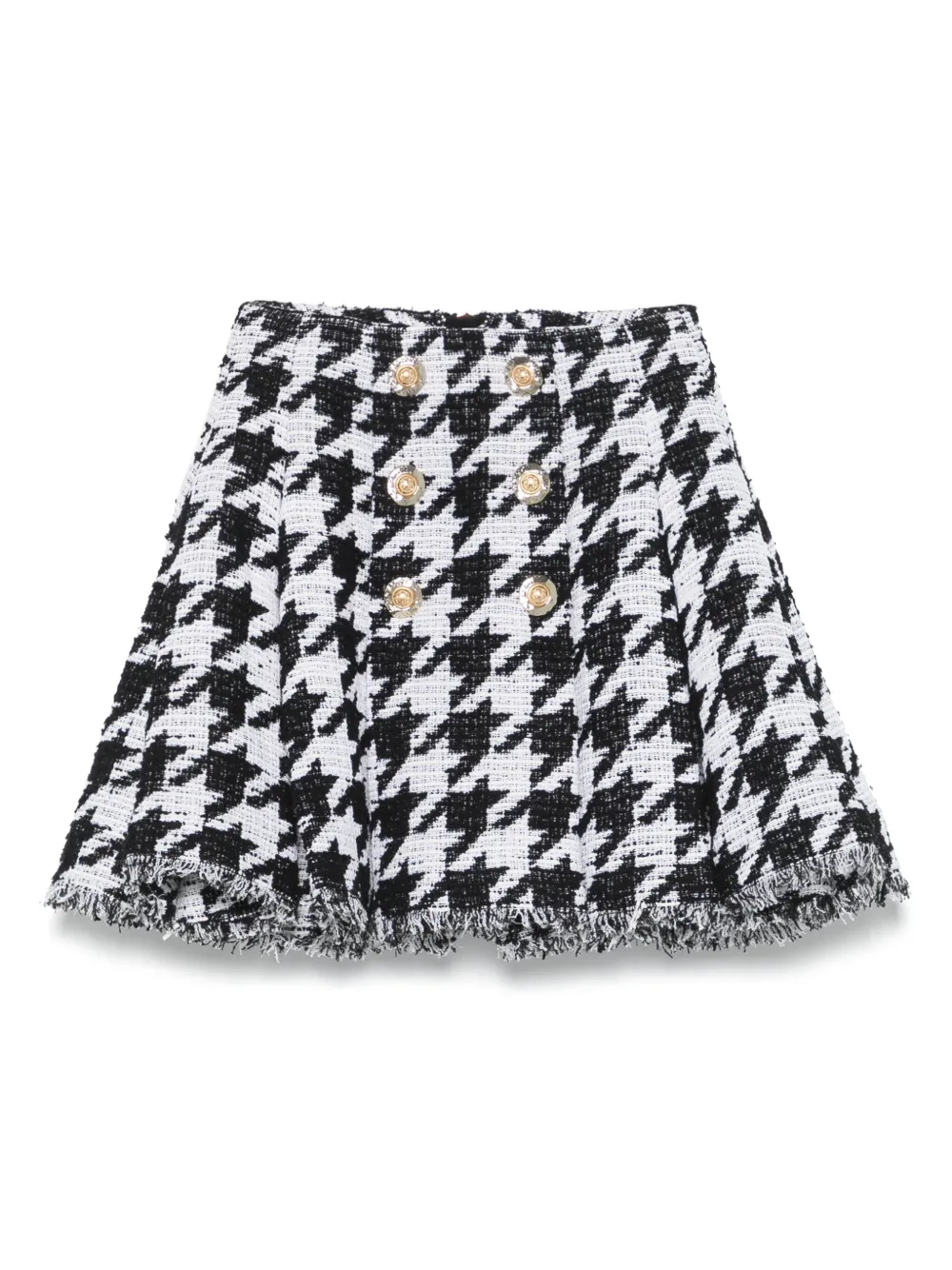 tweed A-line skirt