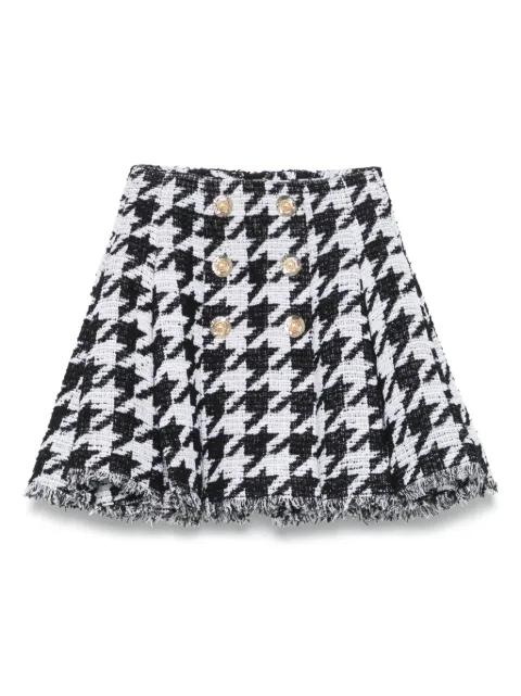 Balmain falda de tweed acampanada