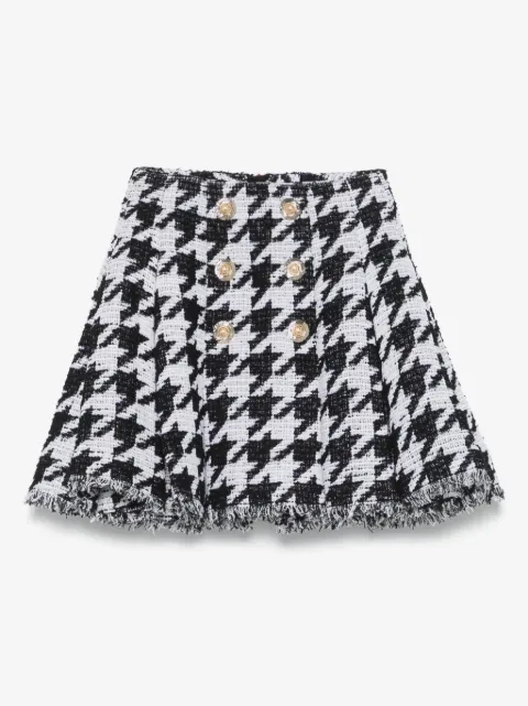 Balmain falda de tweed acampanada