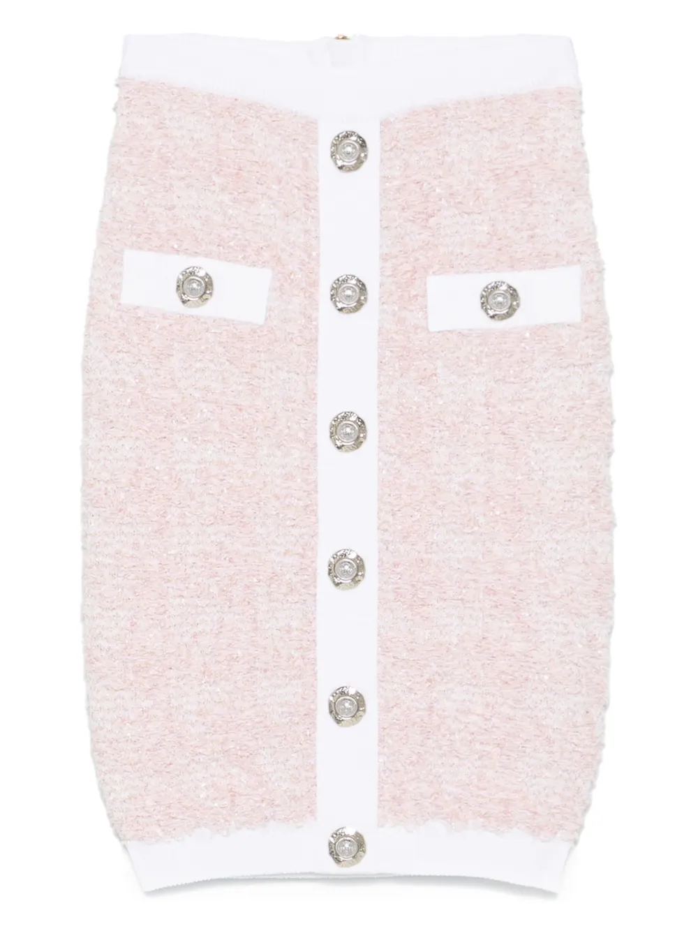 Balmain tweed pencil skirt - ピンク Balmain tweed pencil skirt - ピンク