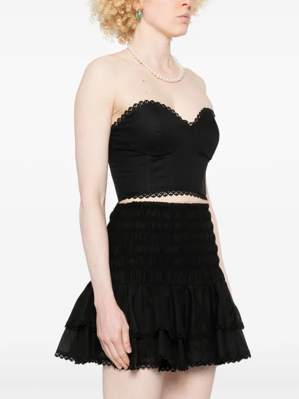 Charo Ruiz Ibiza Matis Top | Black | FARFETCH JO