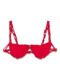 Isa Boulder reversible bikini top - Red