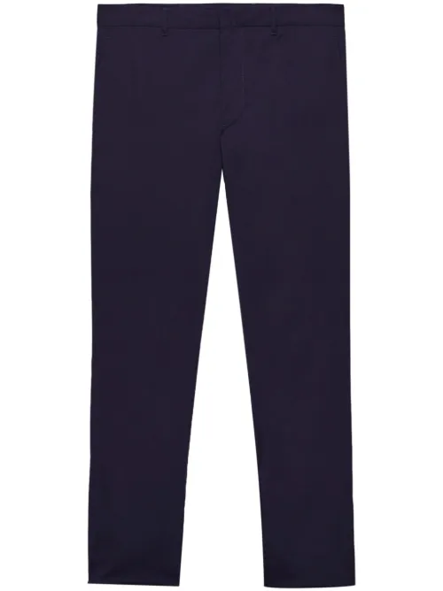 Prada pantalon en popeline - Bleu - Prada - Modalova