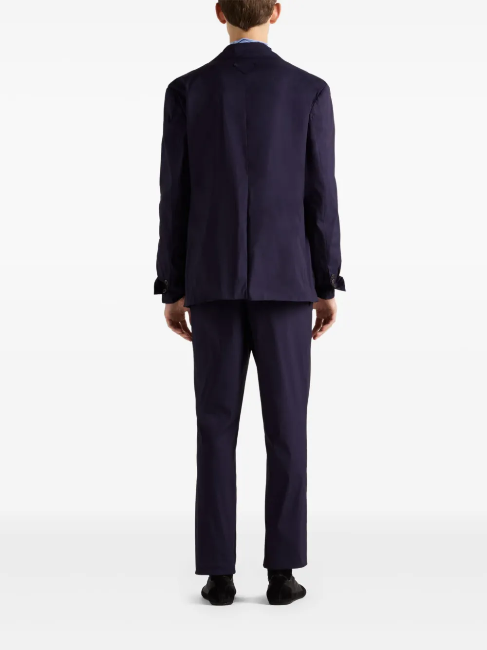 PRADA POPLIN STRETCH TROUSERS