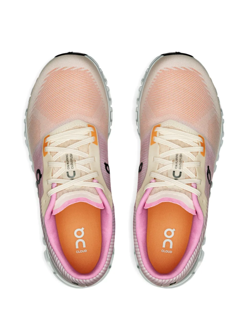 On Running Cloud 6 Push "Tangerine/Raspberry" sneakers | Low-top sneakers | Image 2