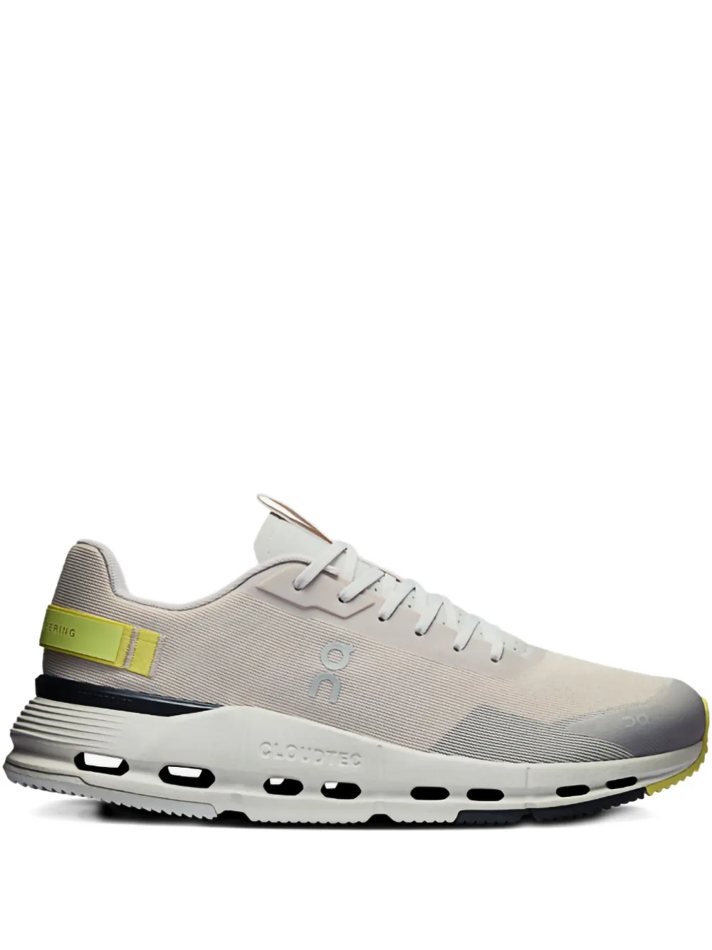 On Running Cloudnova Form 2 "Pearl/Limelight" sneakers | Neutrals | Image 1