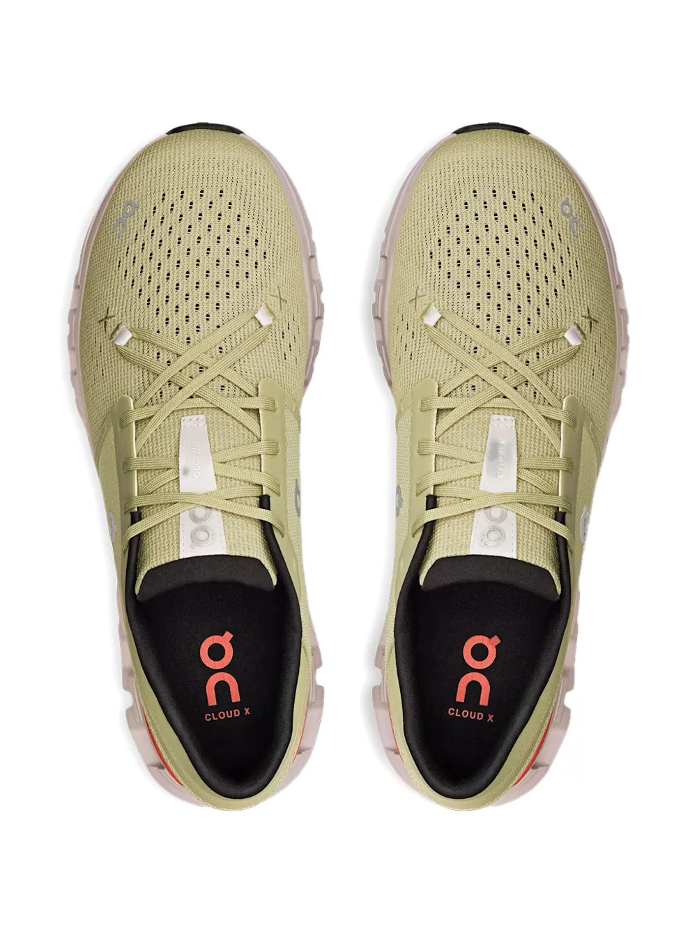 On Running baskets Cloud X 4 'Caper/Salmon' | Baskets basses | Image 2