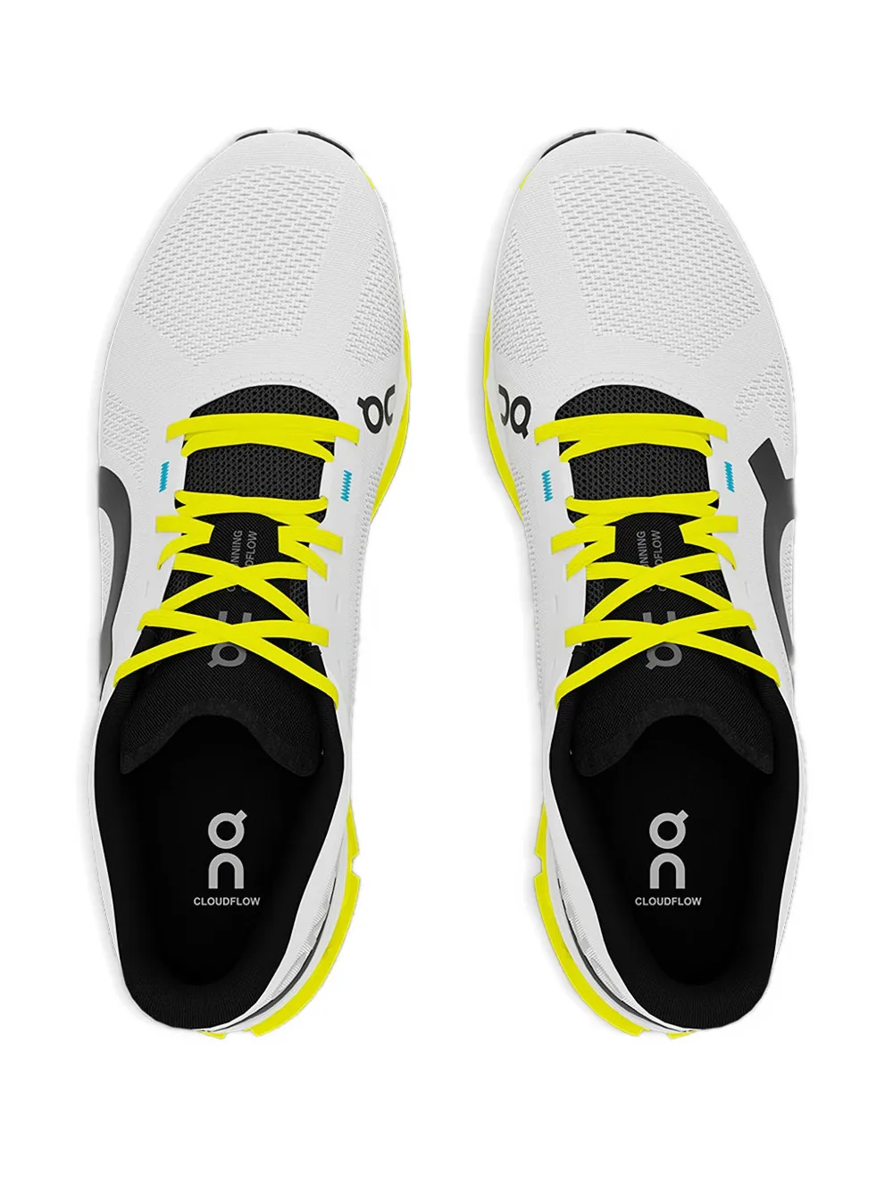 On Running Cloudflow 5 "White Lime" sneakers