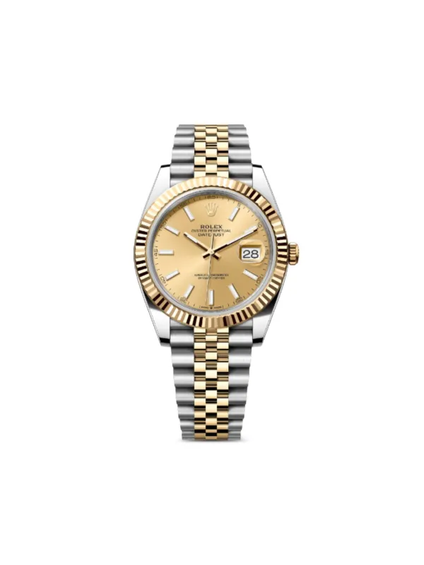 Rolex Reloj Datejust De 41mm De Archivo Dorado FARFETCH CO
