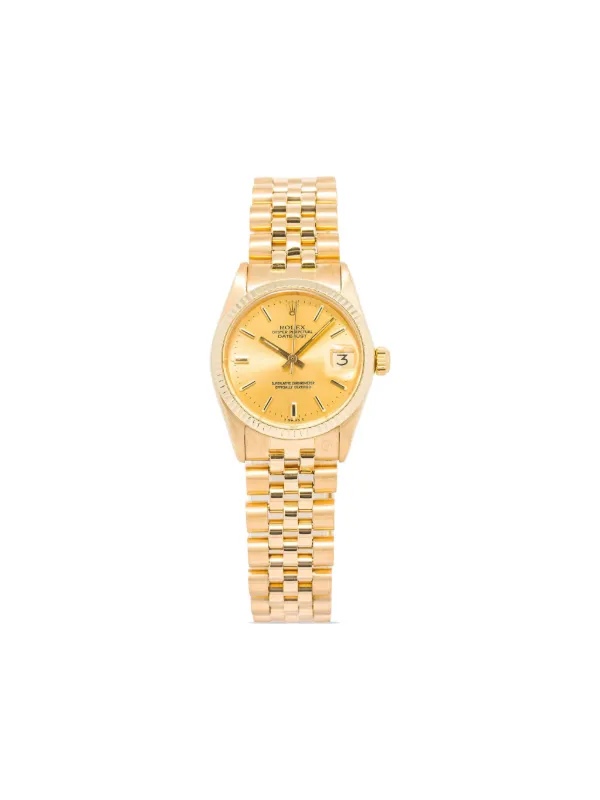 Rolex pre-owned Datejust 31mm Gold FARFETCH PH