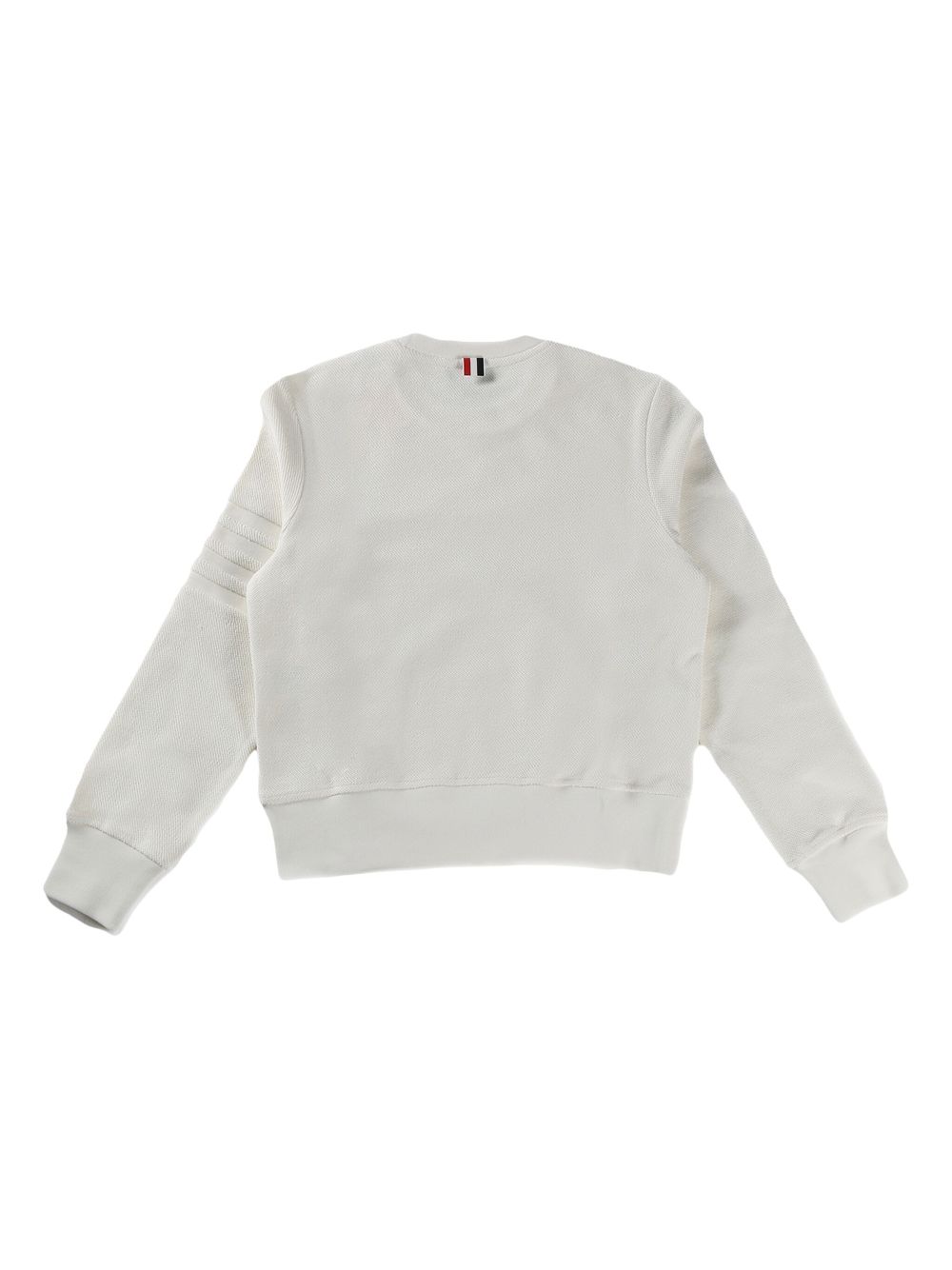 Thom Browne 4-Bar stripe sweatshirt - White