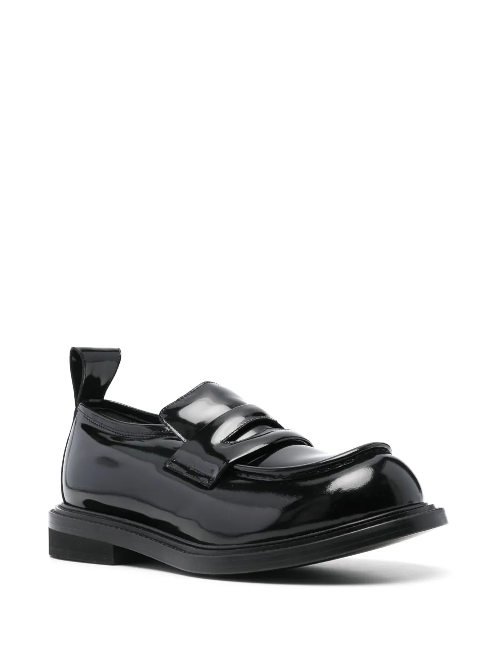 Moschino Lakleren loafers - Zwart