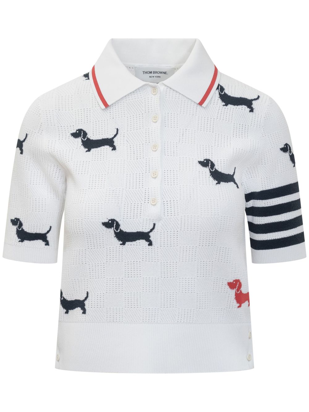 Thom Browne Hector polo shirt - White