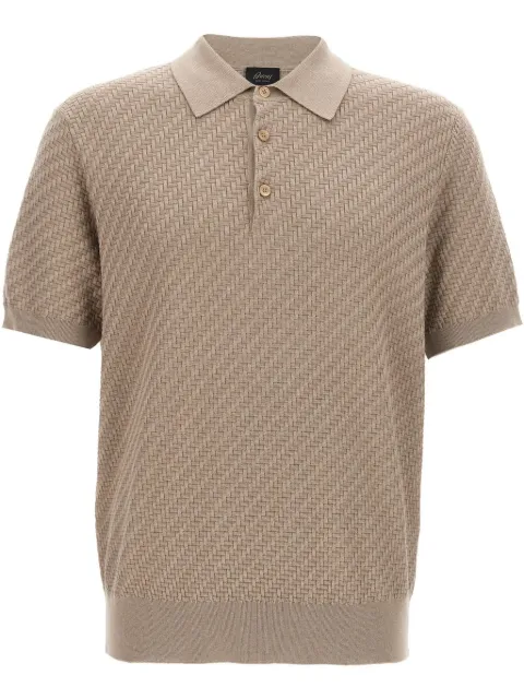 Brioni knitted polo shirt 