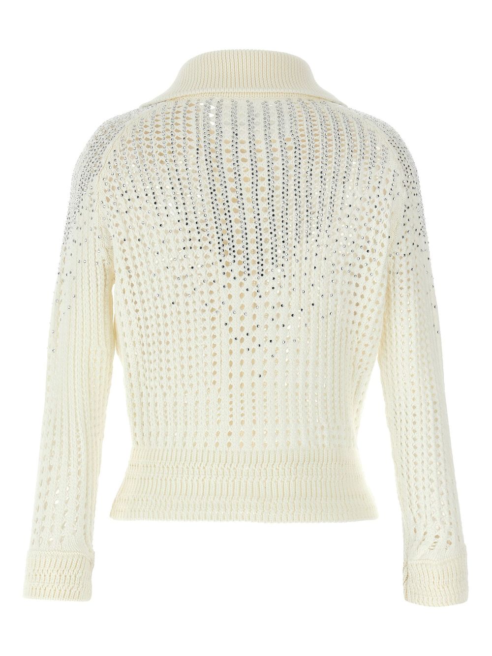 Ermanno Scervino Rhinestone cardigan - Wit