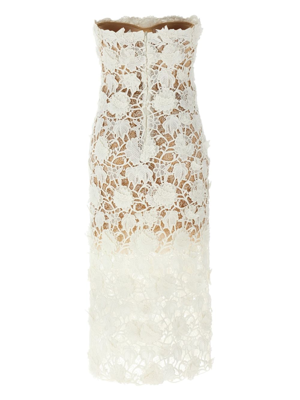 Ermanno Scervino macramé lace dress - Wit