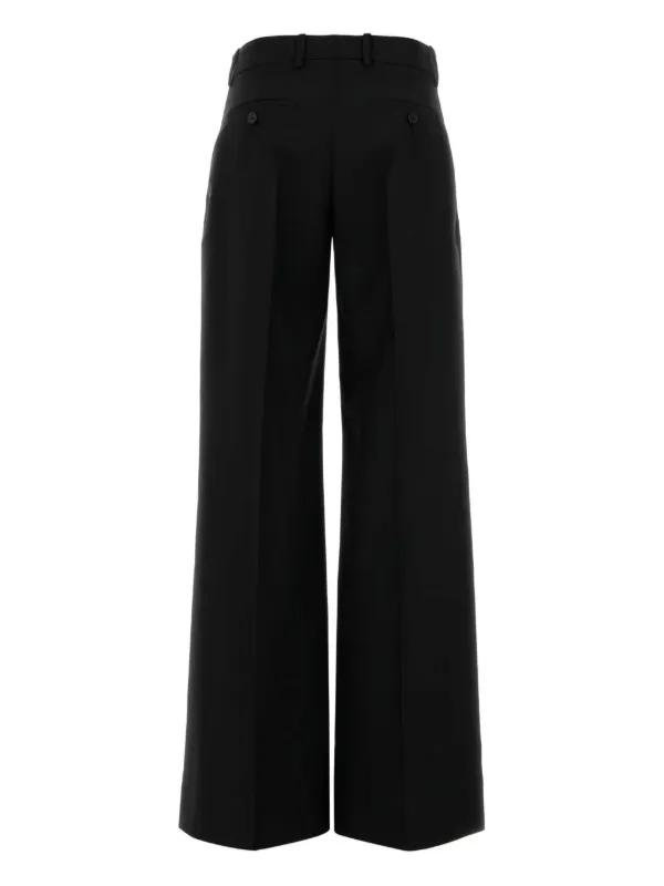 Alexander McQueen ワイドパンツ | ブラック | FARFETCH JP