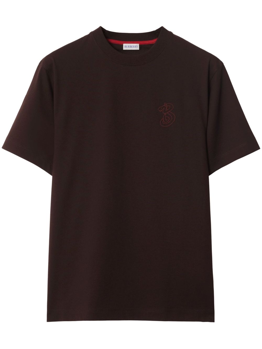 Burberry B Snake cotton t-shirt - Brown