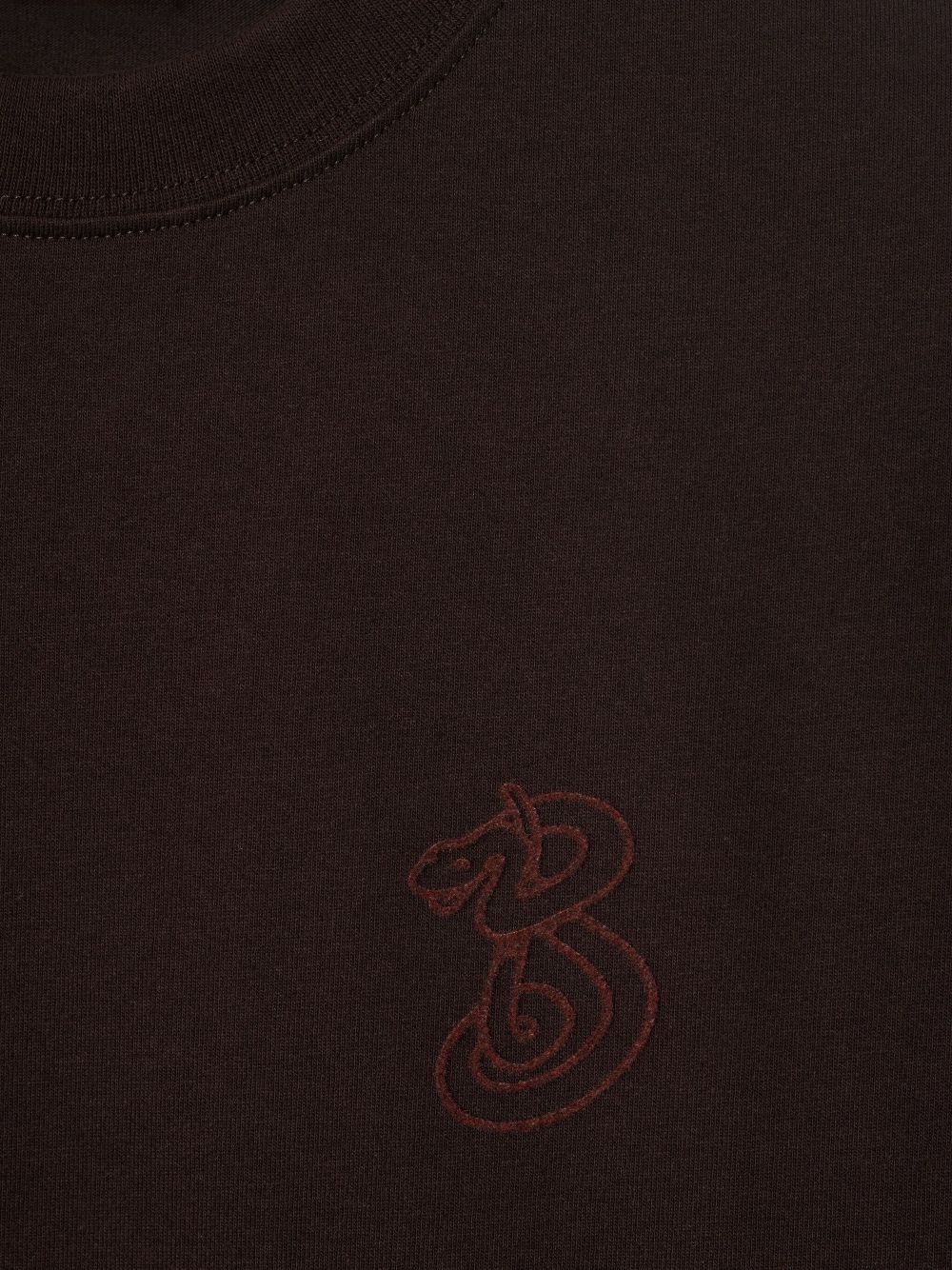 Burberry B Snake cotton t-shirt - Brown