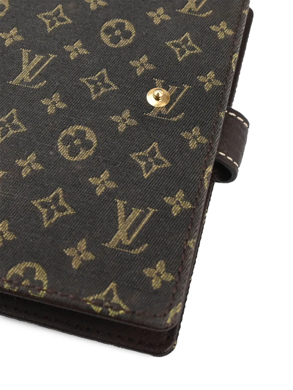 Pre-owned Louis Vuitton 2007 Agenda Pm Notebook Case In Brown
