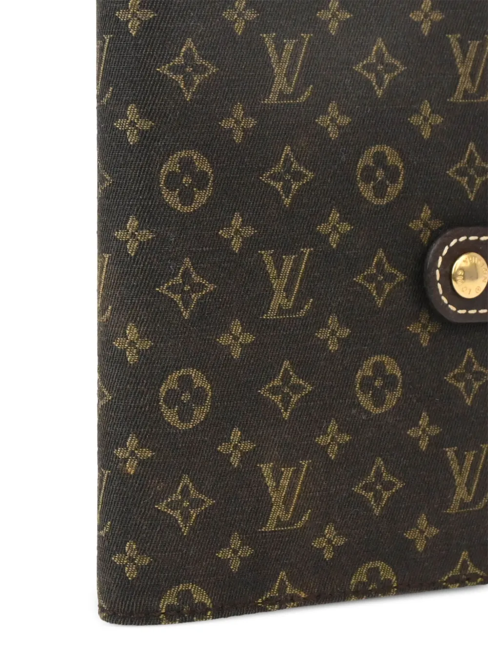 Pre-owned Louis Vuitton 2007 Agenda Pm Notebook Case In Brown