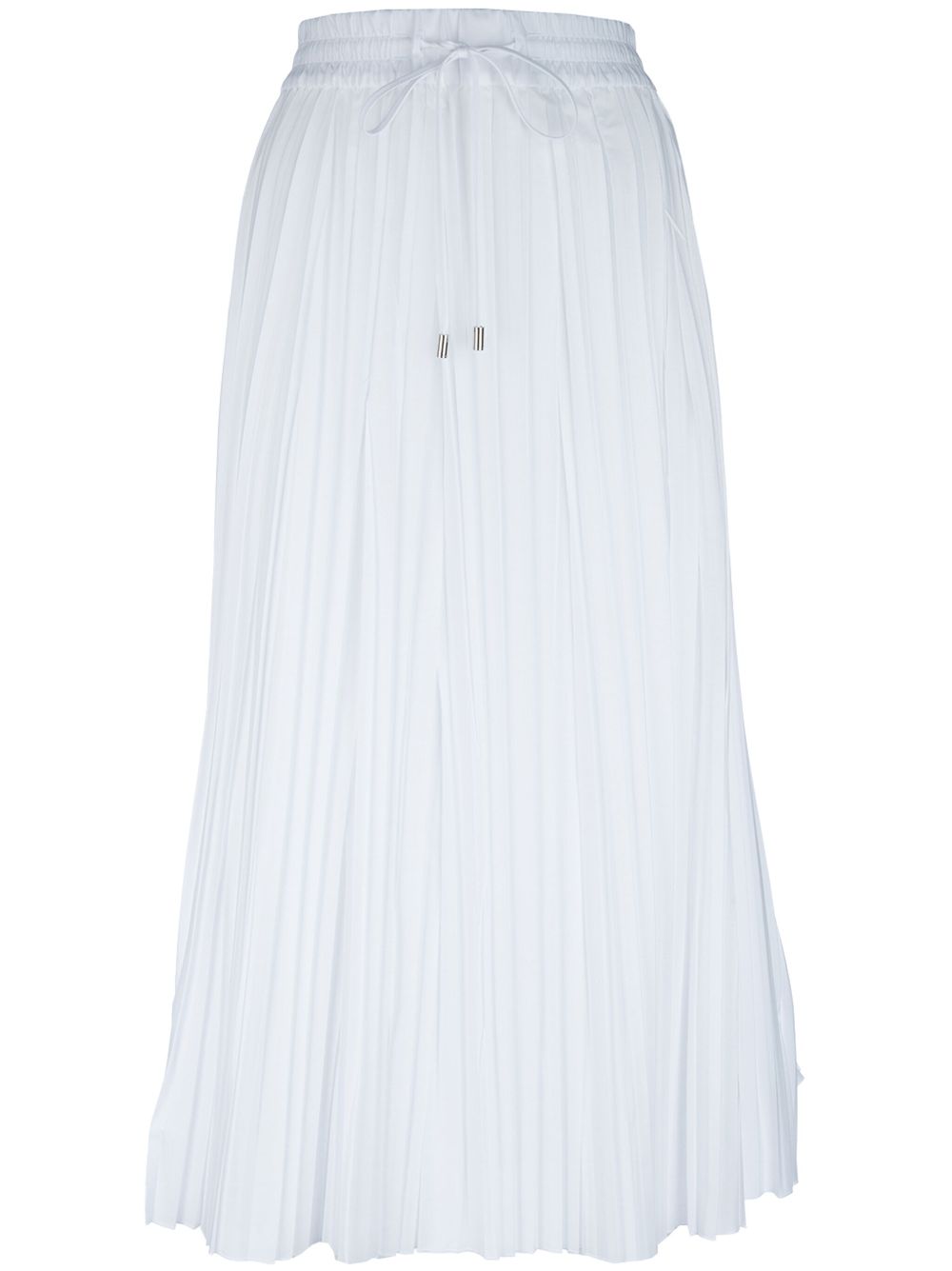 Iceberg drawstring pleated skirt - White