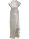 JW Anderson asymmetric layered maxi dress - White