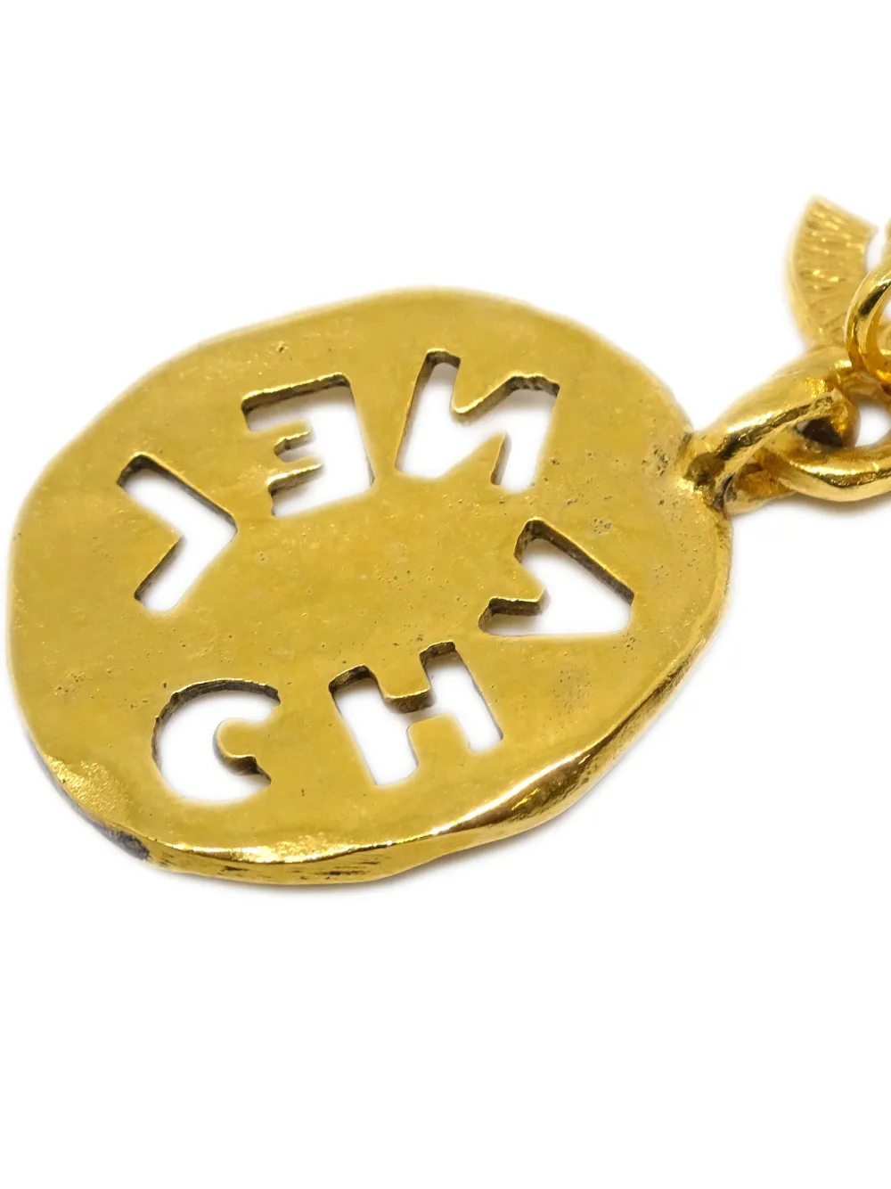 CHANEL Pre-Owned 1990-2000s oorclips met CC logo - Goud