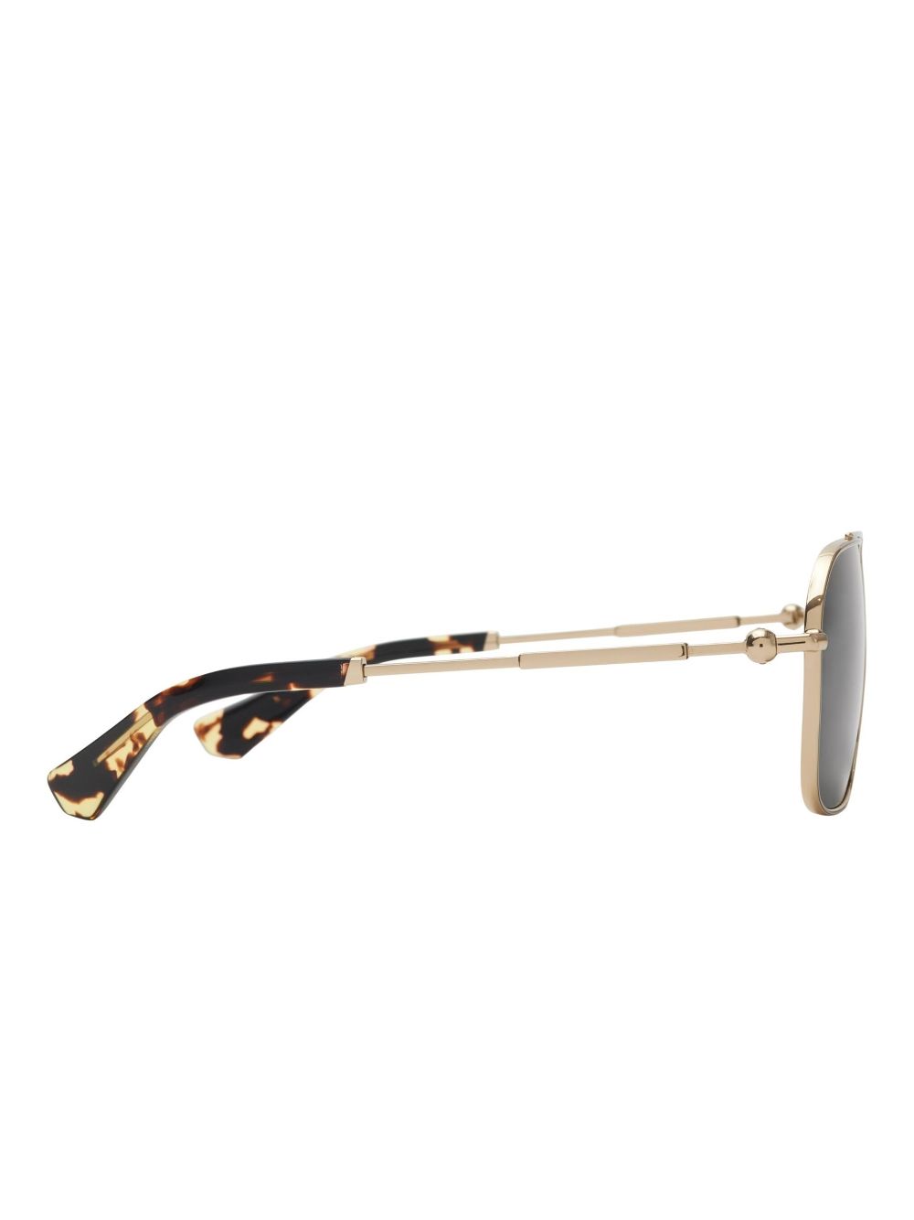 Burberry aviator-frame sunglasses - Goud