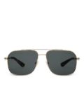 Burberry aviator-frame sunglasses - Gold