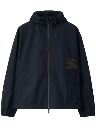 【関税込み】BURBERRY HOODED JACKET Burberry Hooded jacket - Black - Men | 8104106 | thebs.com
