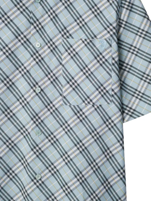 Tシャツ・カットソー Burberry SS25 Check shirt (8104072 SANDIPCHECK) 0400019624278_ARCHIVEBEIGECHEC