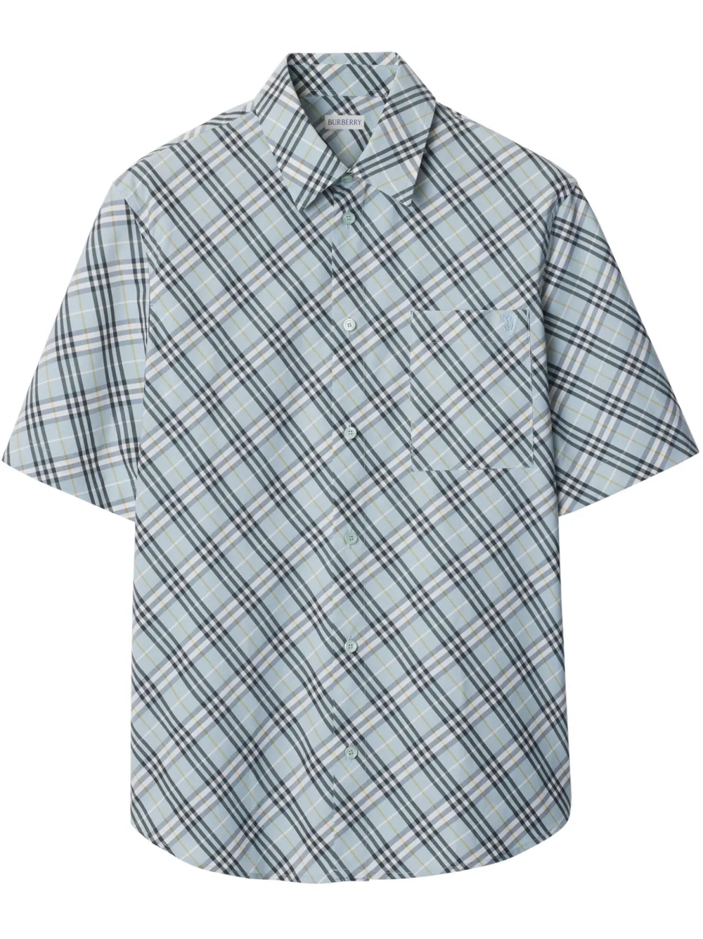 Burberry check-pattern shirt | Blue | Image 1