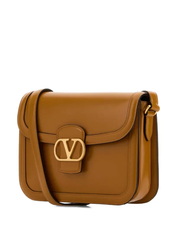 Valentino Garavani レザーショルダーバッグ | ブラウン