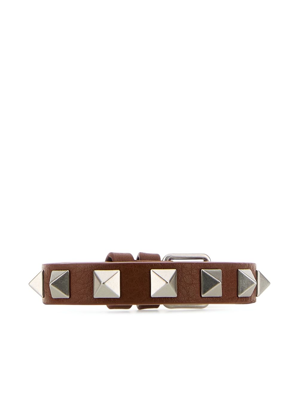 Valentino Garavani rockstud leather bracelet - Silver