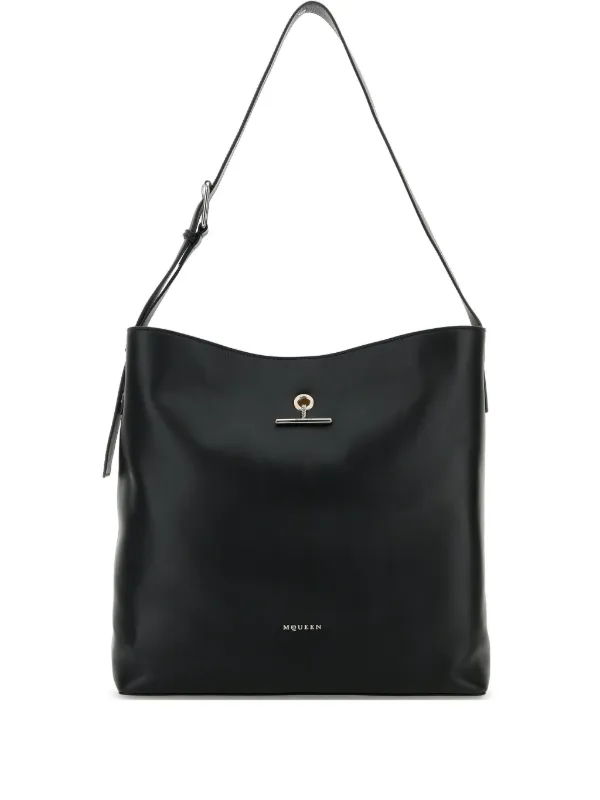 Alexander McQueen Pendant Shoulder Bag in Black