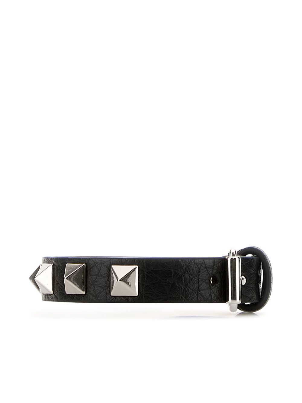 Valentino Garavani rockstud leather bracelet - Black