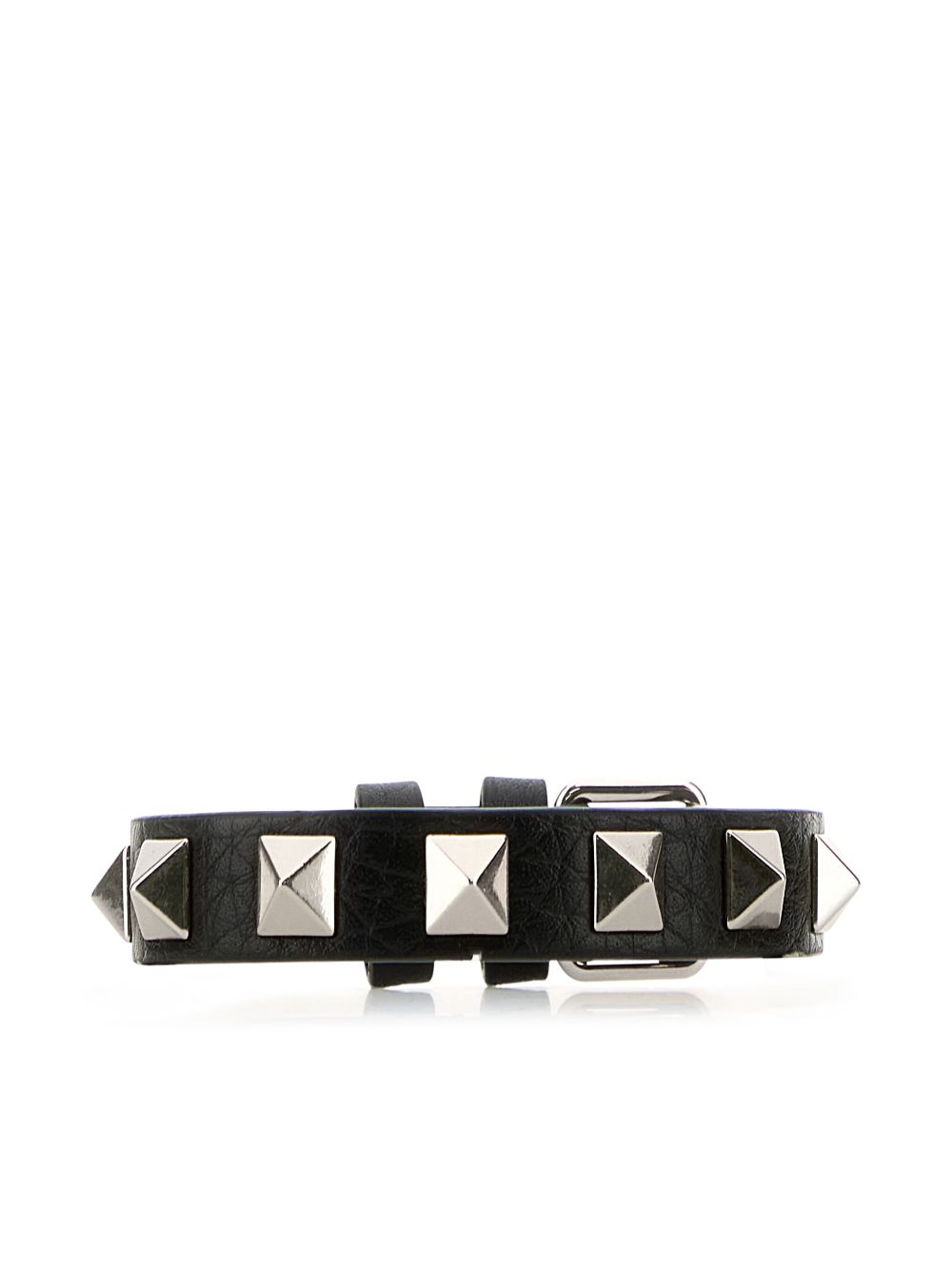 Valentino Garavani rockstud leather bracelet - Black