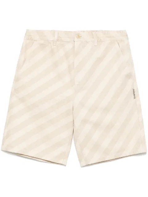 Marni striped denim shorts