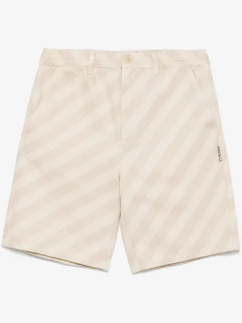 Marni striped denim shorts