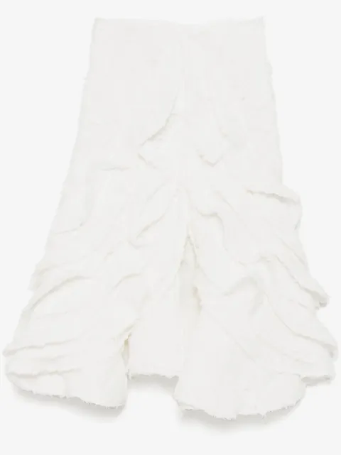 Maticevski Feathery Swing skirt
