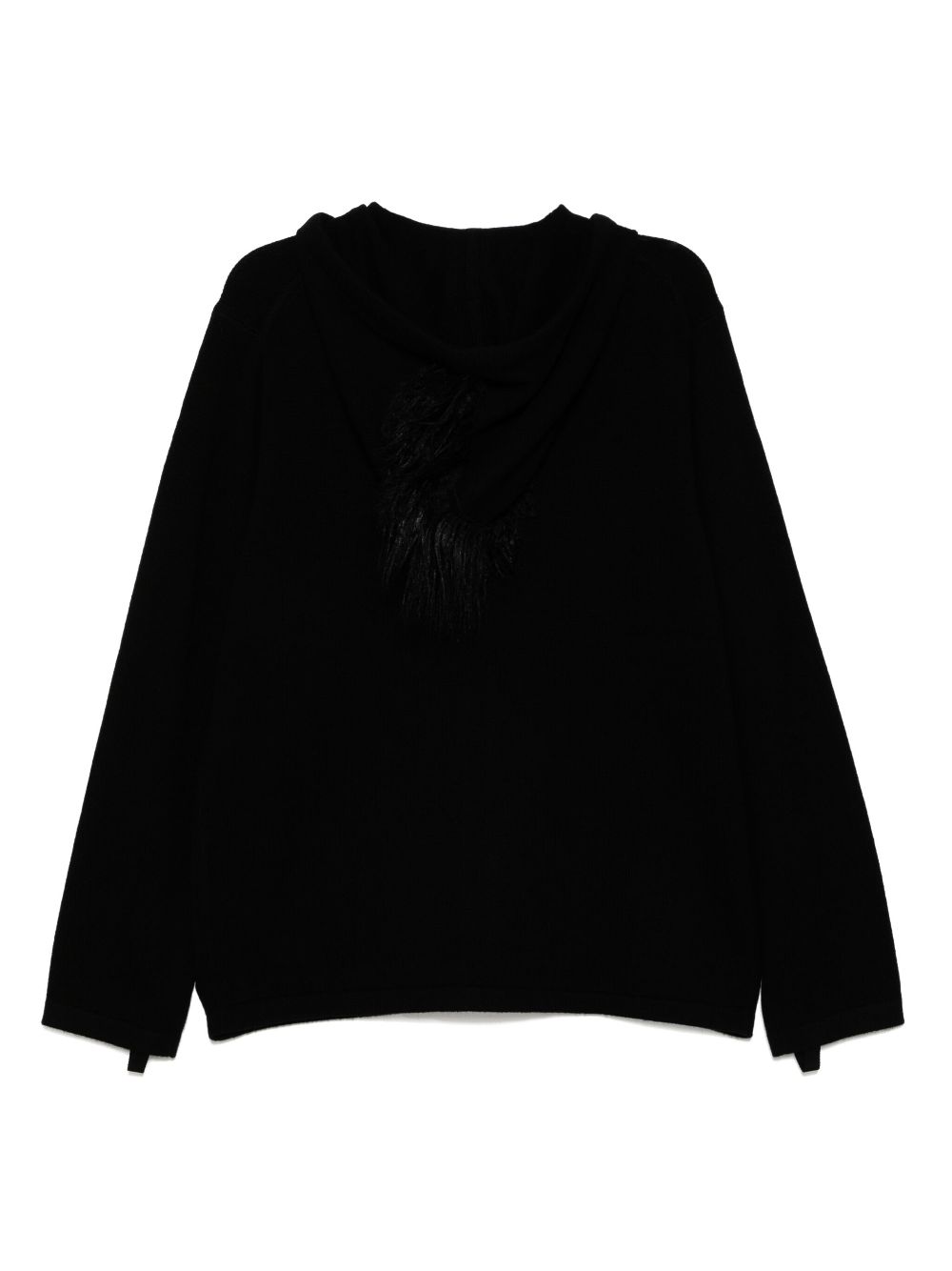 Helmut Lang Mohawk hoodie met rits - Zwart