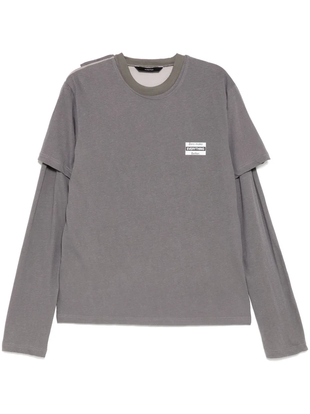 sleeve layered T-shirt